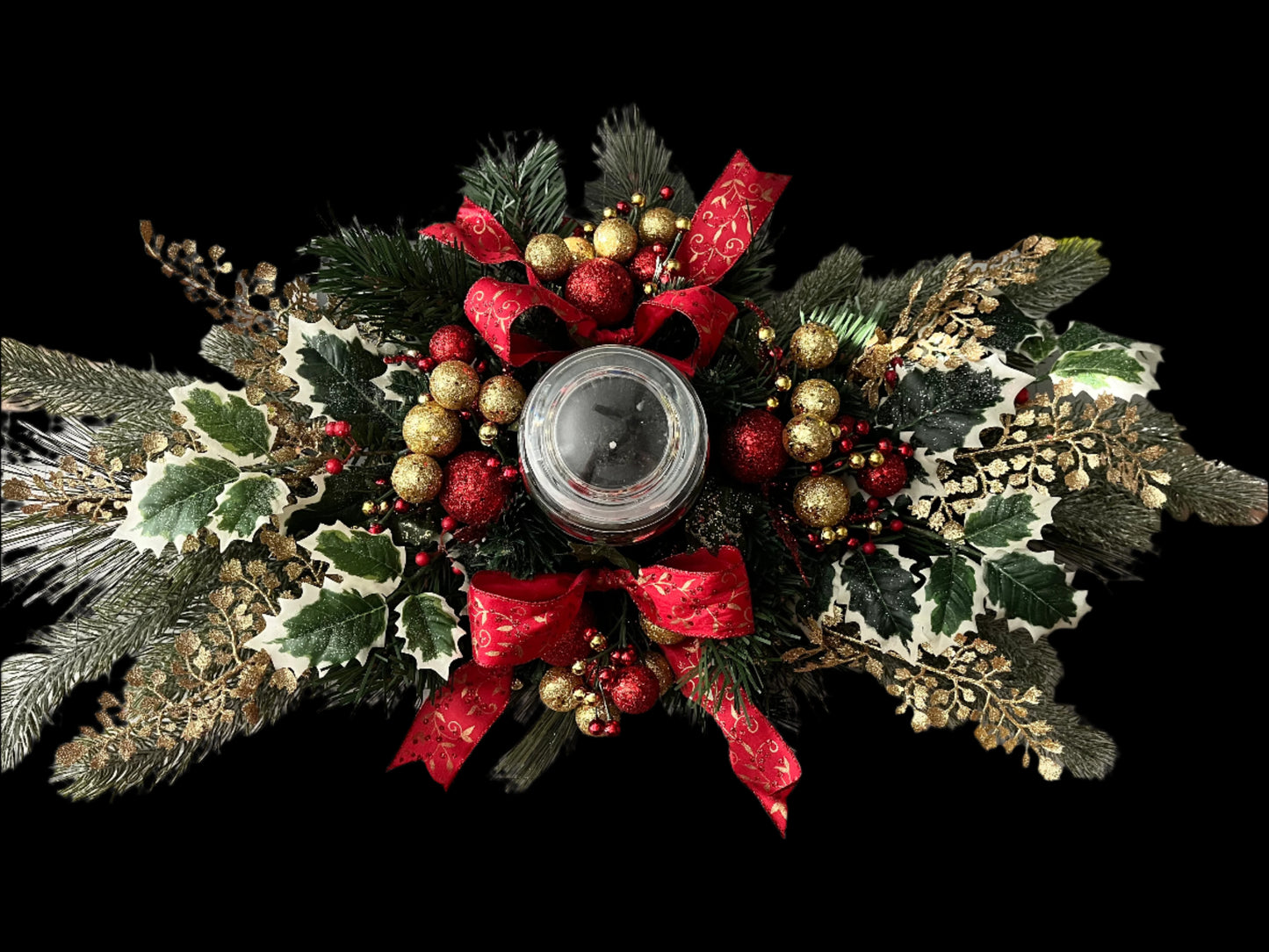 Festive Winter Centerpiece