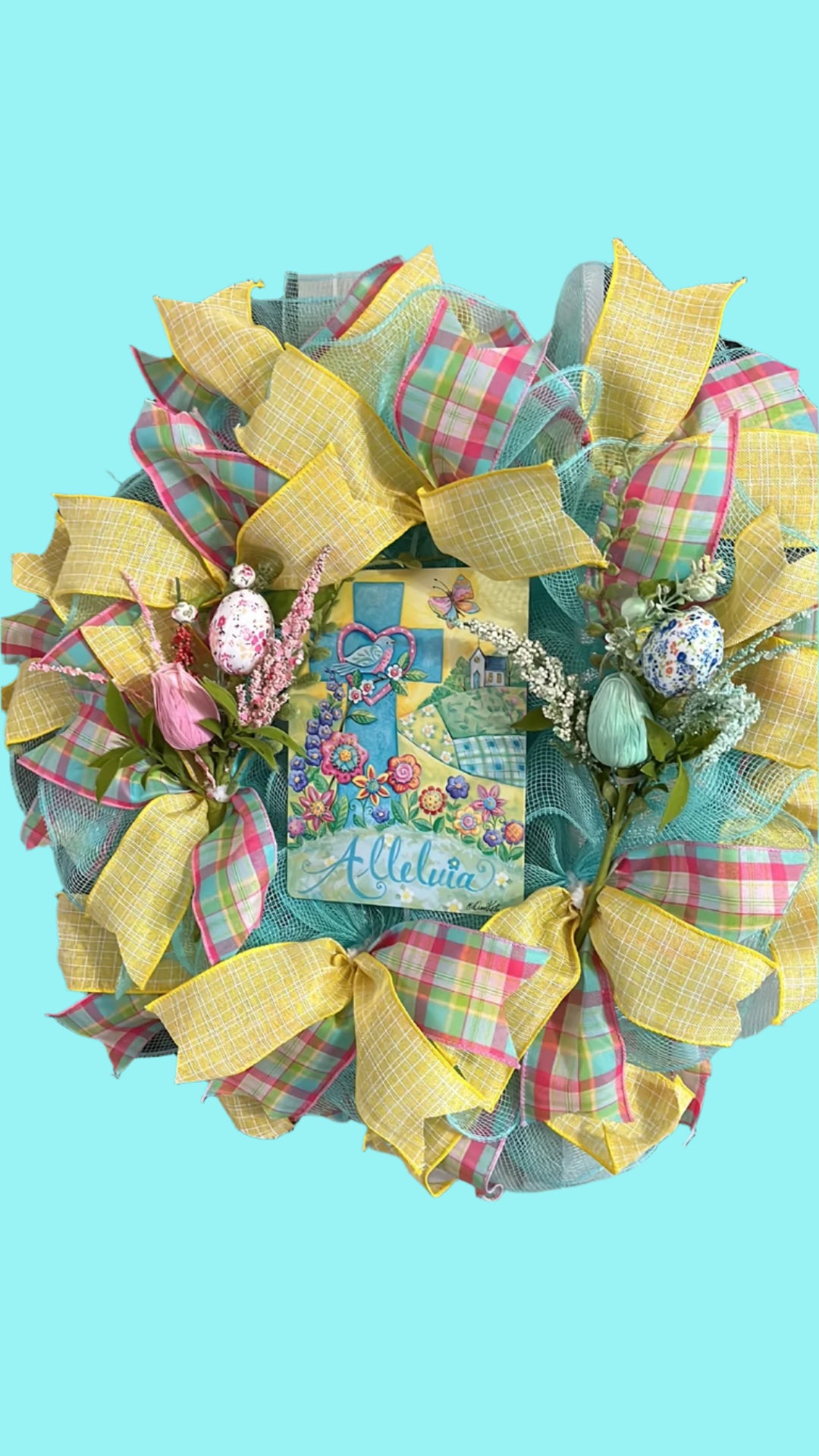 Alleluia Easter Wreath