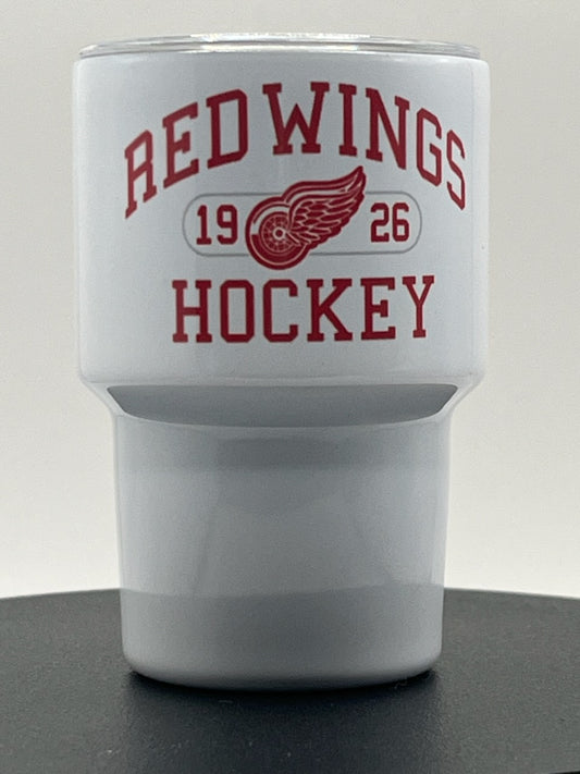 4 pack Red Wings Mini Tumbler Shot Glasses