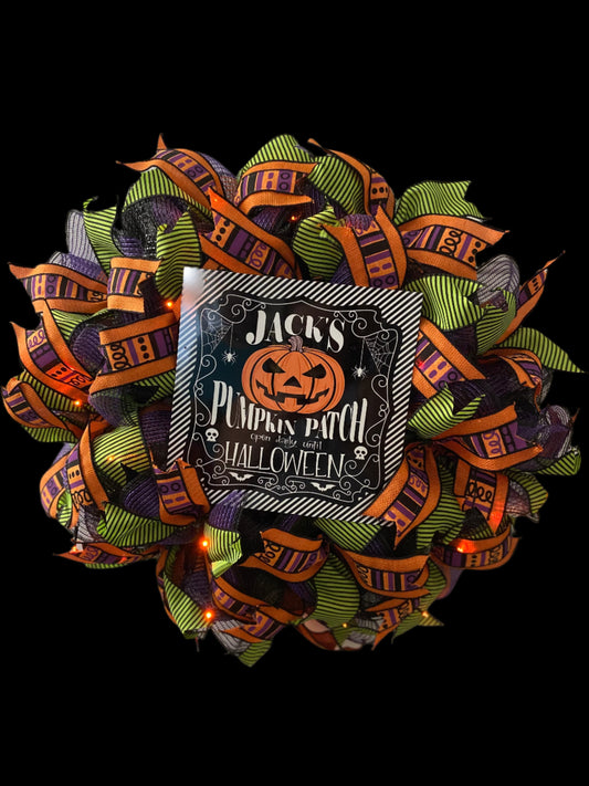 Jack's Pumpkin Patch Wreath