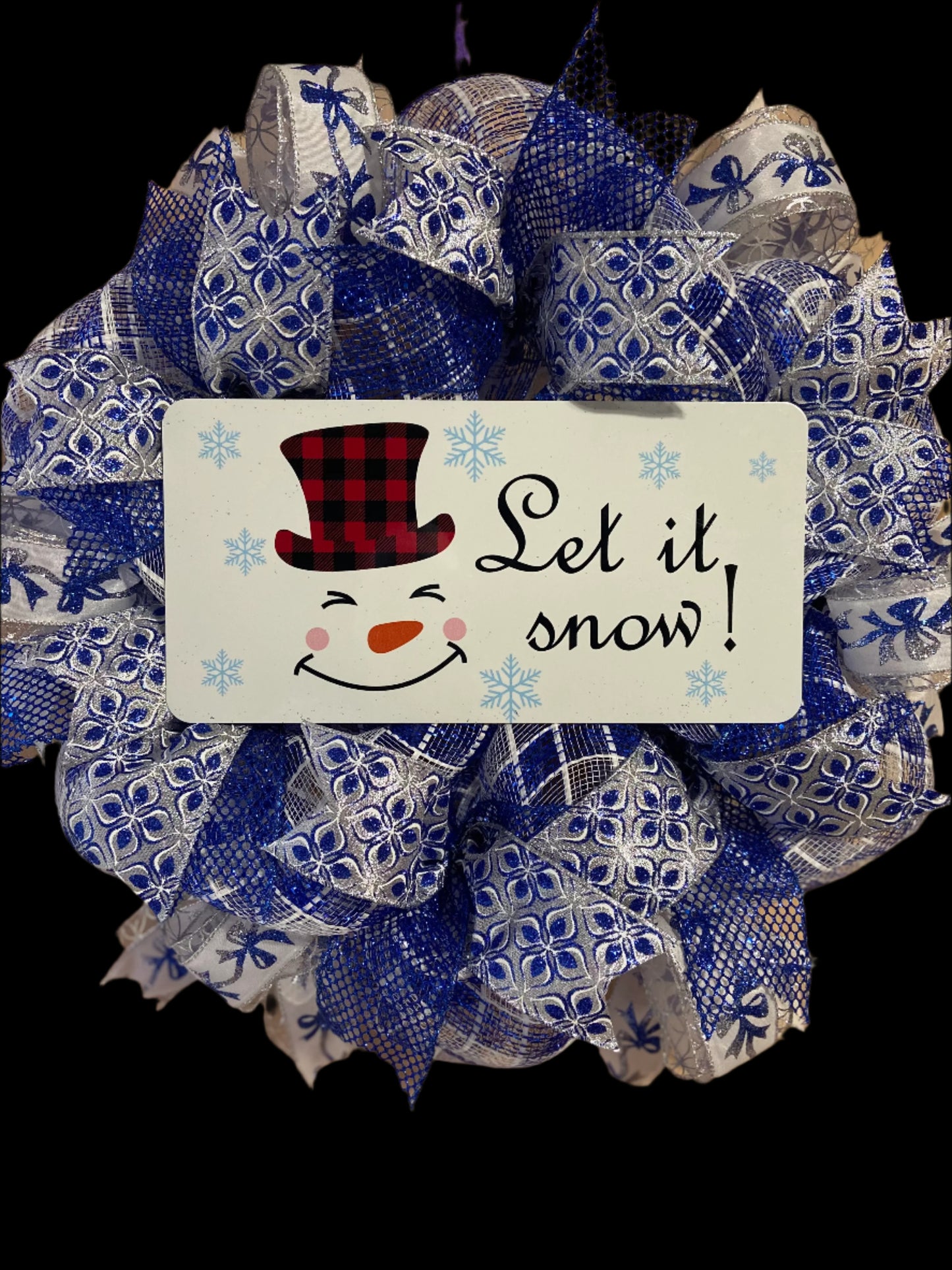 Christmas Wreath - Let It Snow