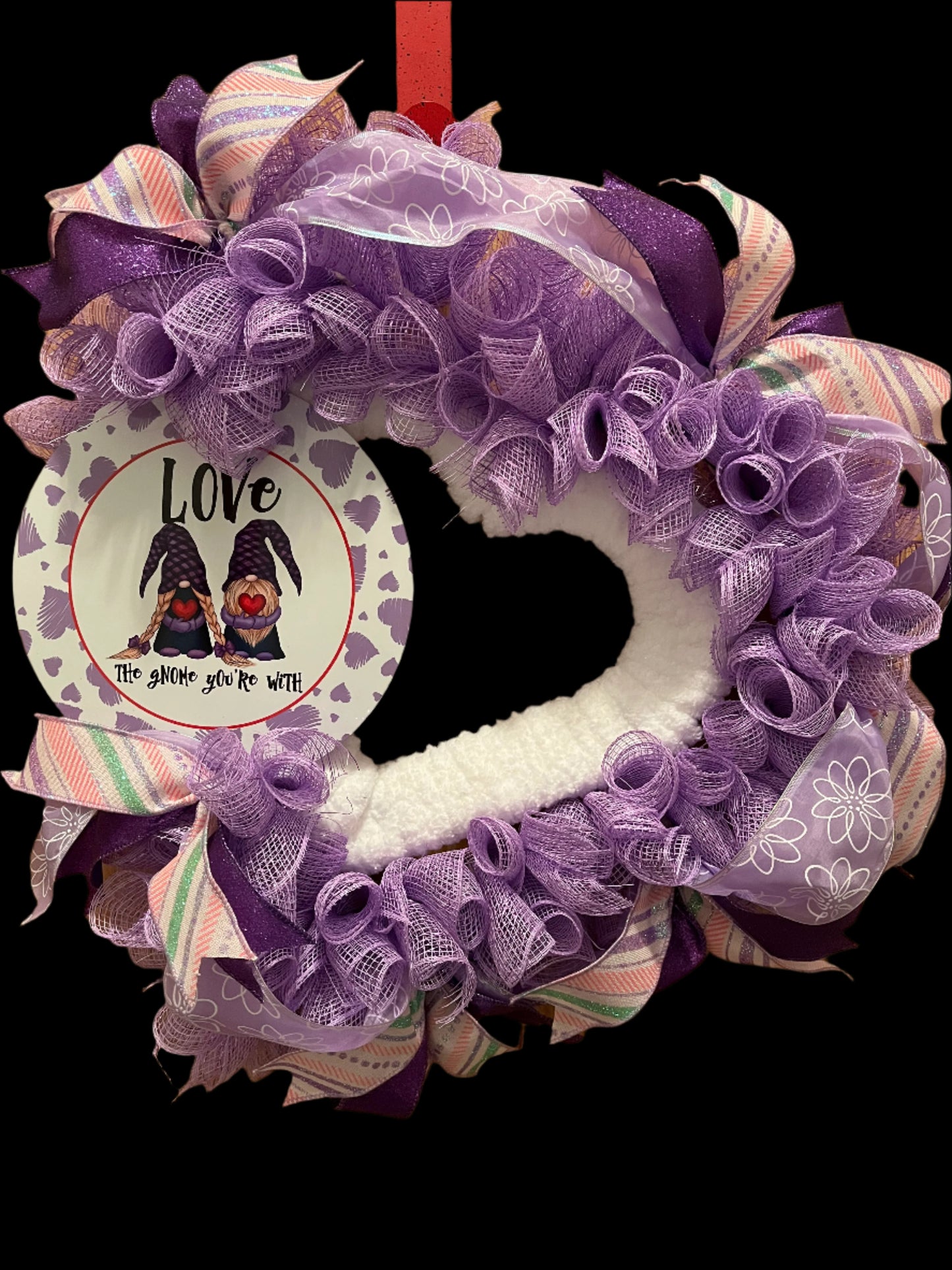 Love the Gnome You're With Wreath
