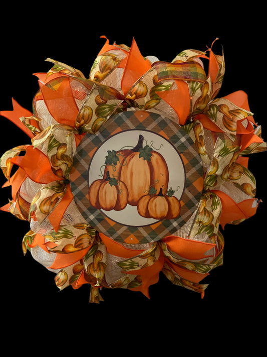 Pumpkin Wreath