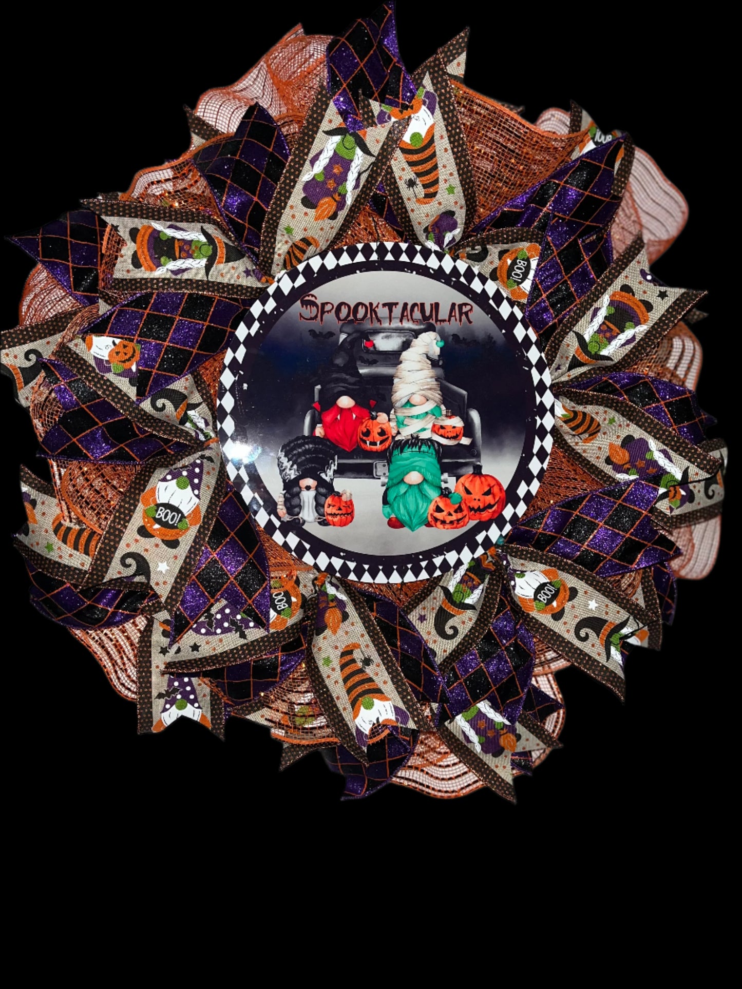 Spooktacular Gnome Wreath