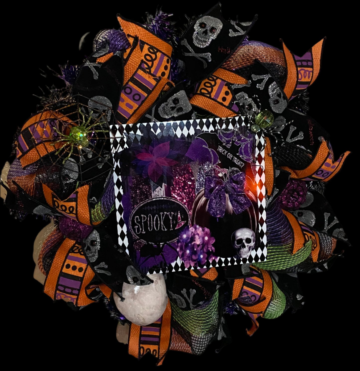 Spooky Halloween Wreath