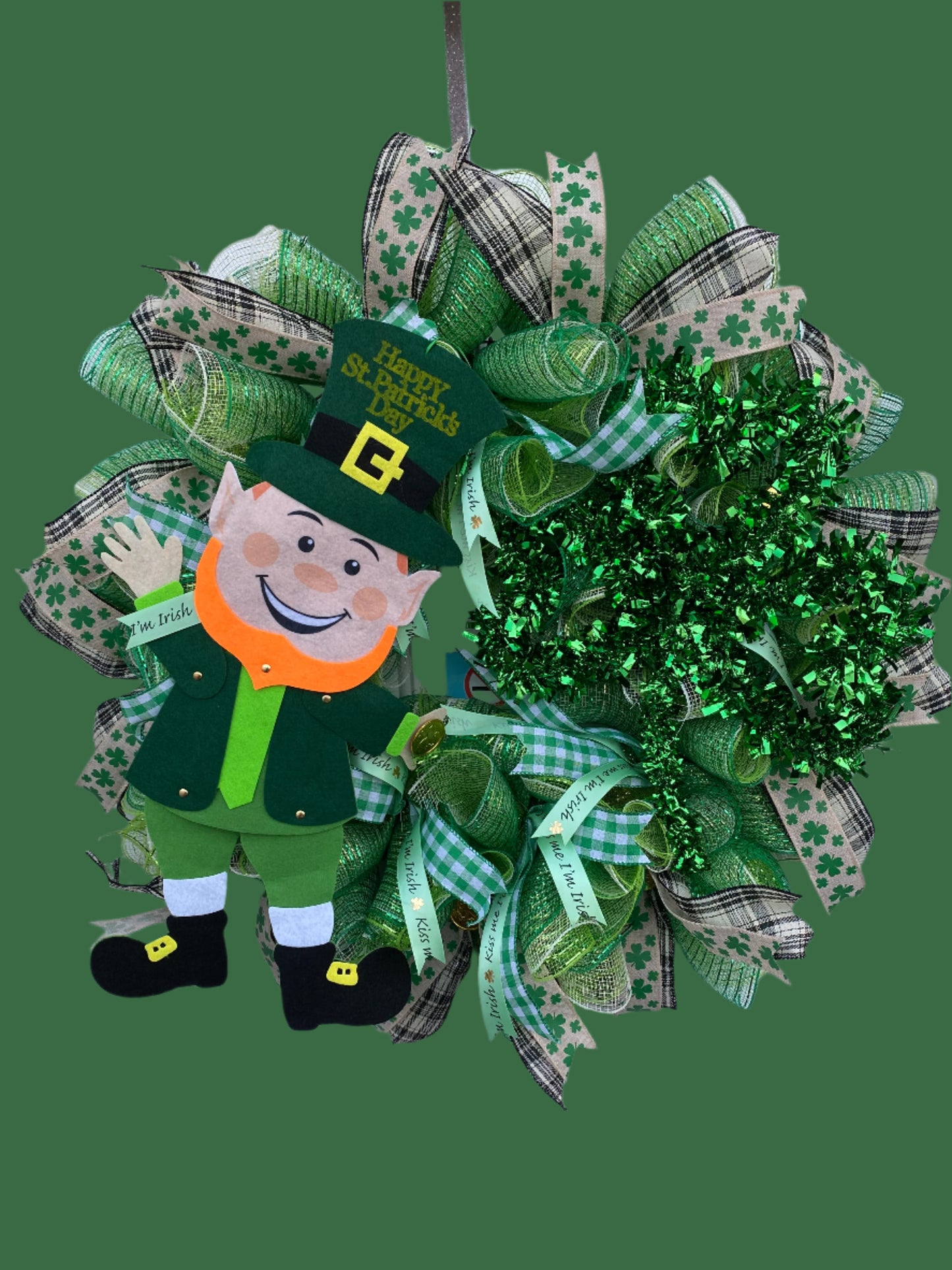 The Luck of the Irish Wreath