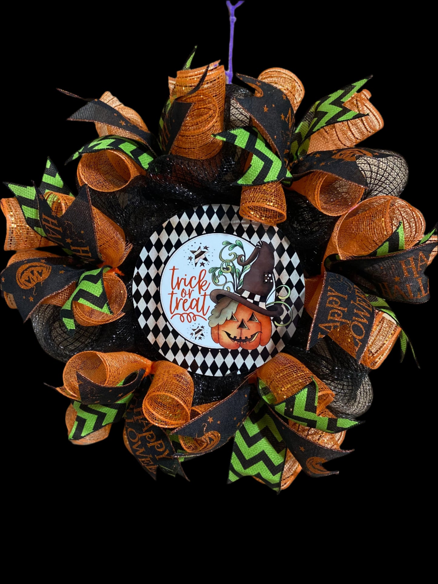 Trick or Treat Wreath