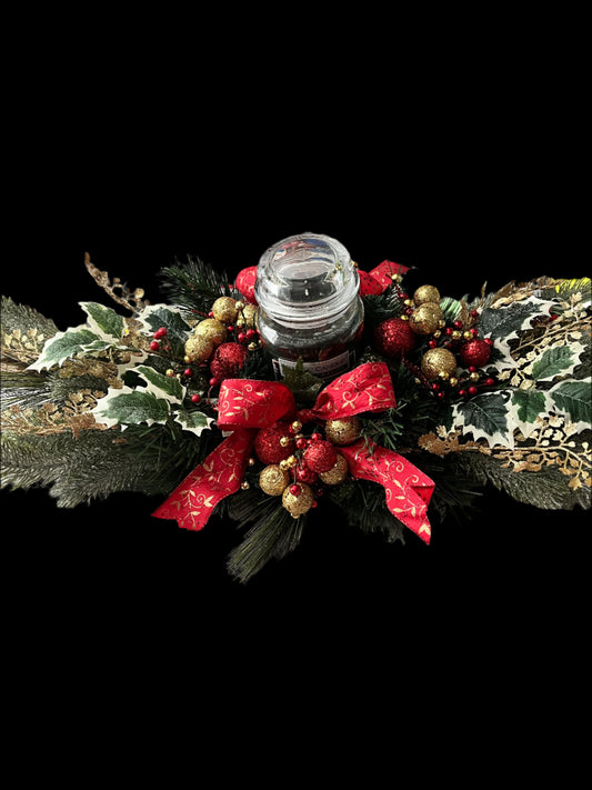 Festive Winter Centerpiece