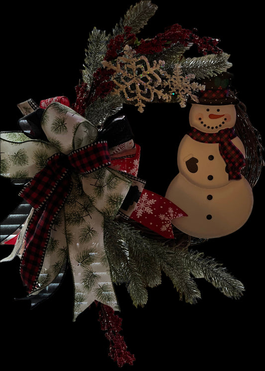 Grapevine Snowman