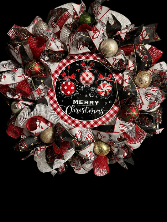 Merry Christmas Wreath