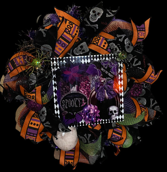 Spooky Halloween Wreath