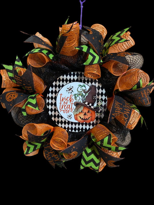 Trick or Treat Wreath