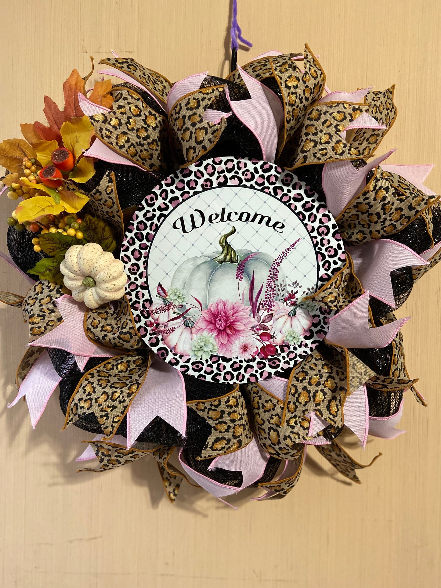 Welcome Fall Wreath